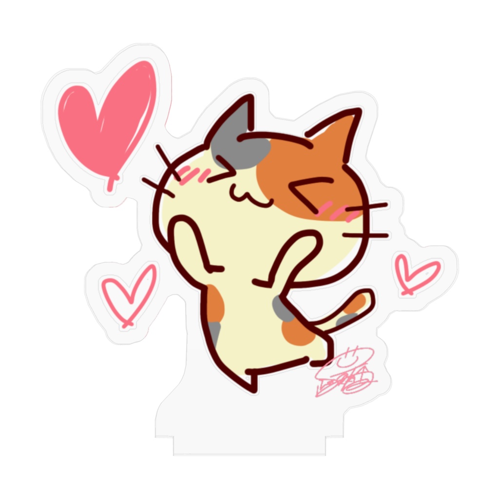 三毛にゃんこアクリルフィギュア