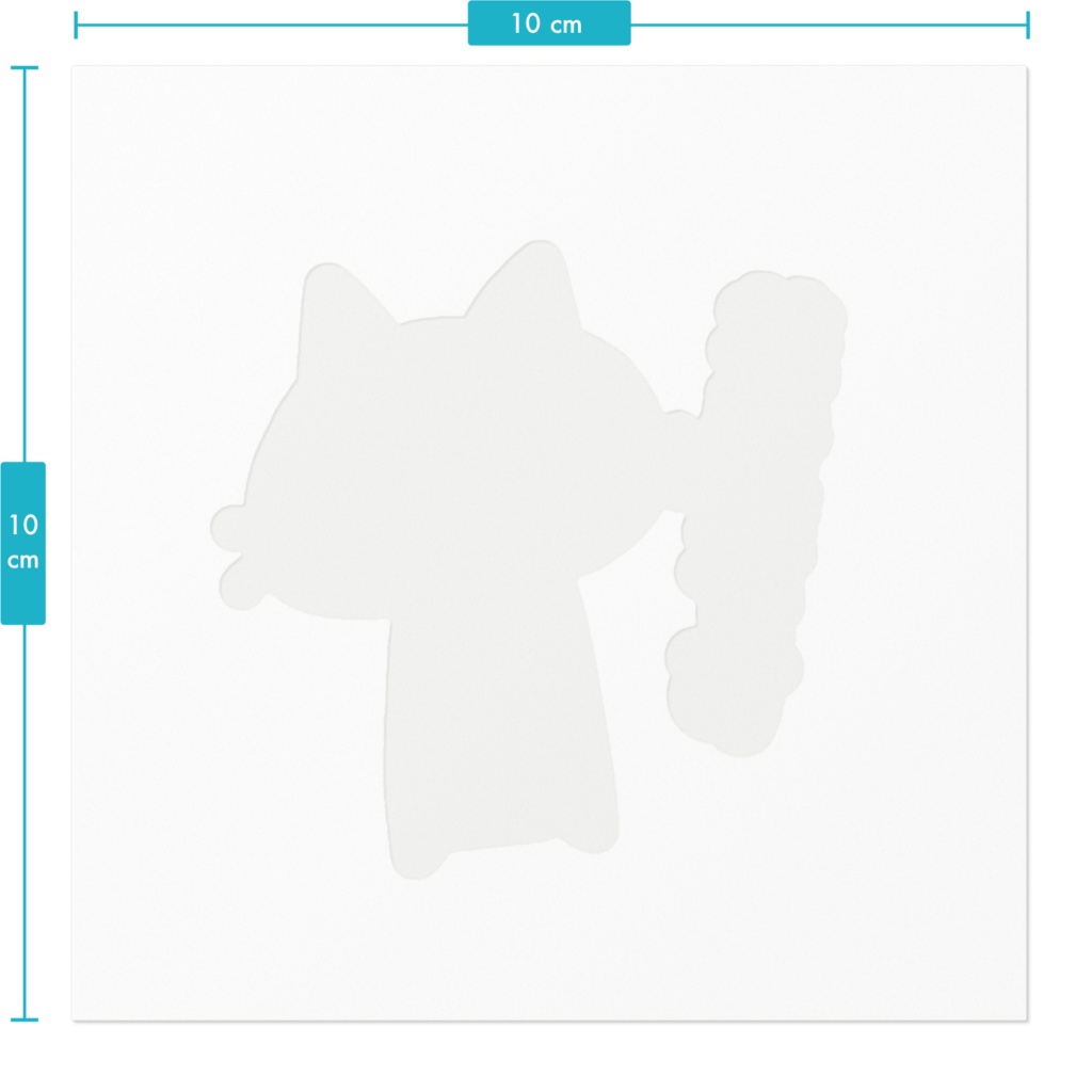 花粉症にゃんこステッカー