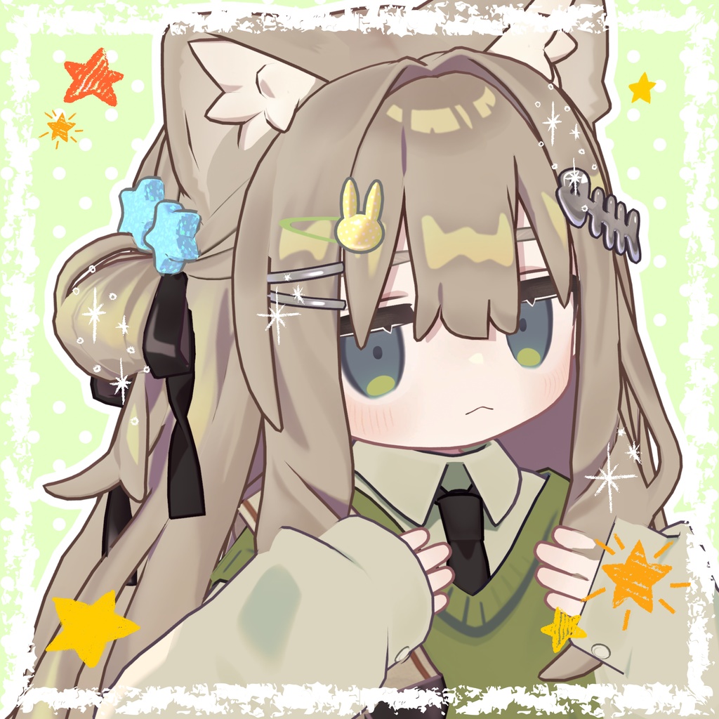 キャンディポップ☆ヘアアクセコレクション【VRC想定】