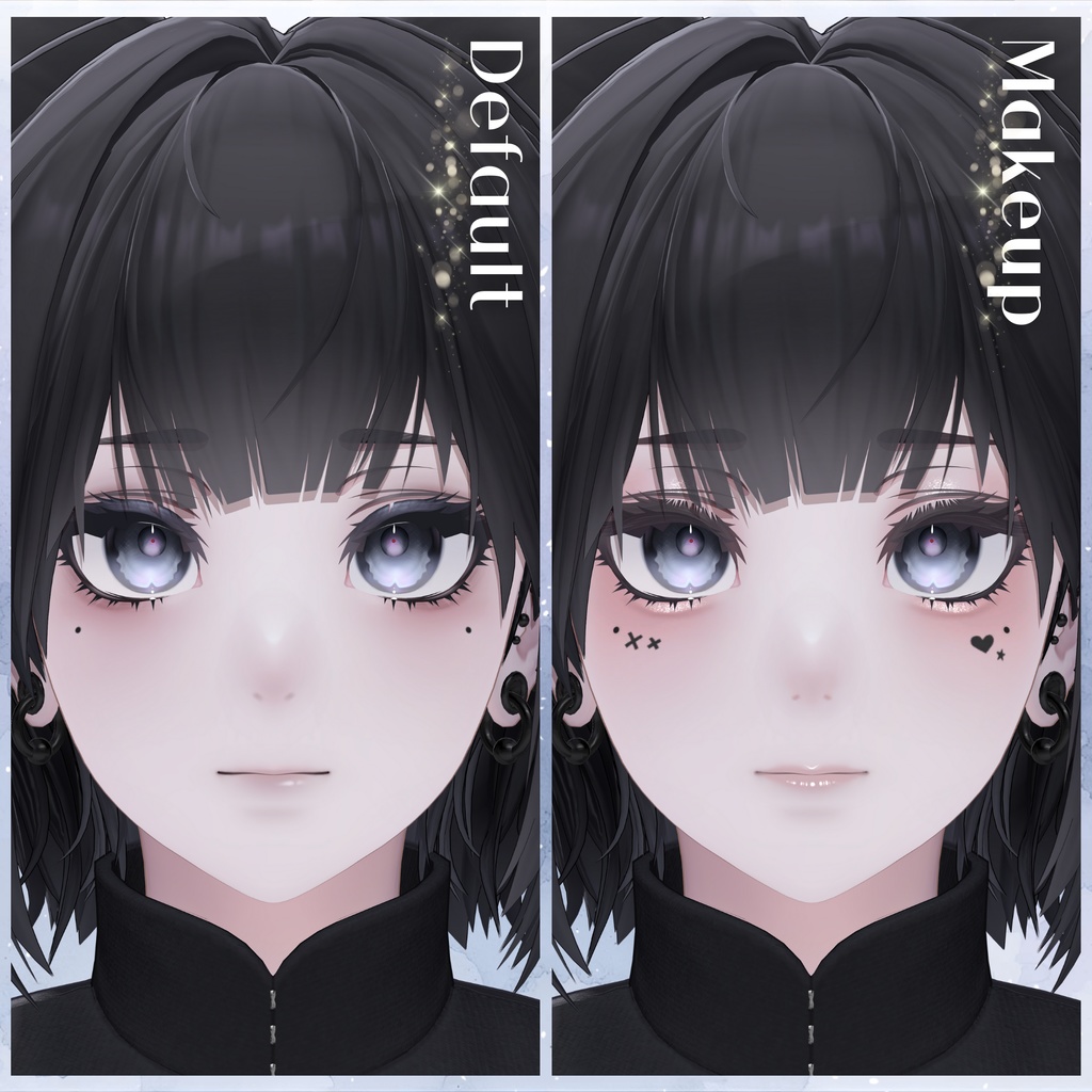 【泣夜専用】らくがき美少女メイク