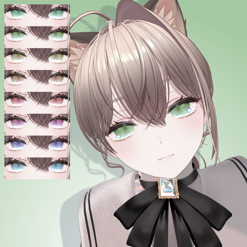 【無料】シンプル四葉アイテクスチャ