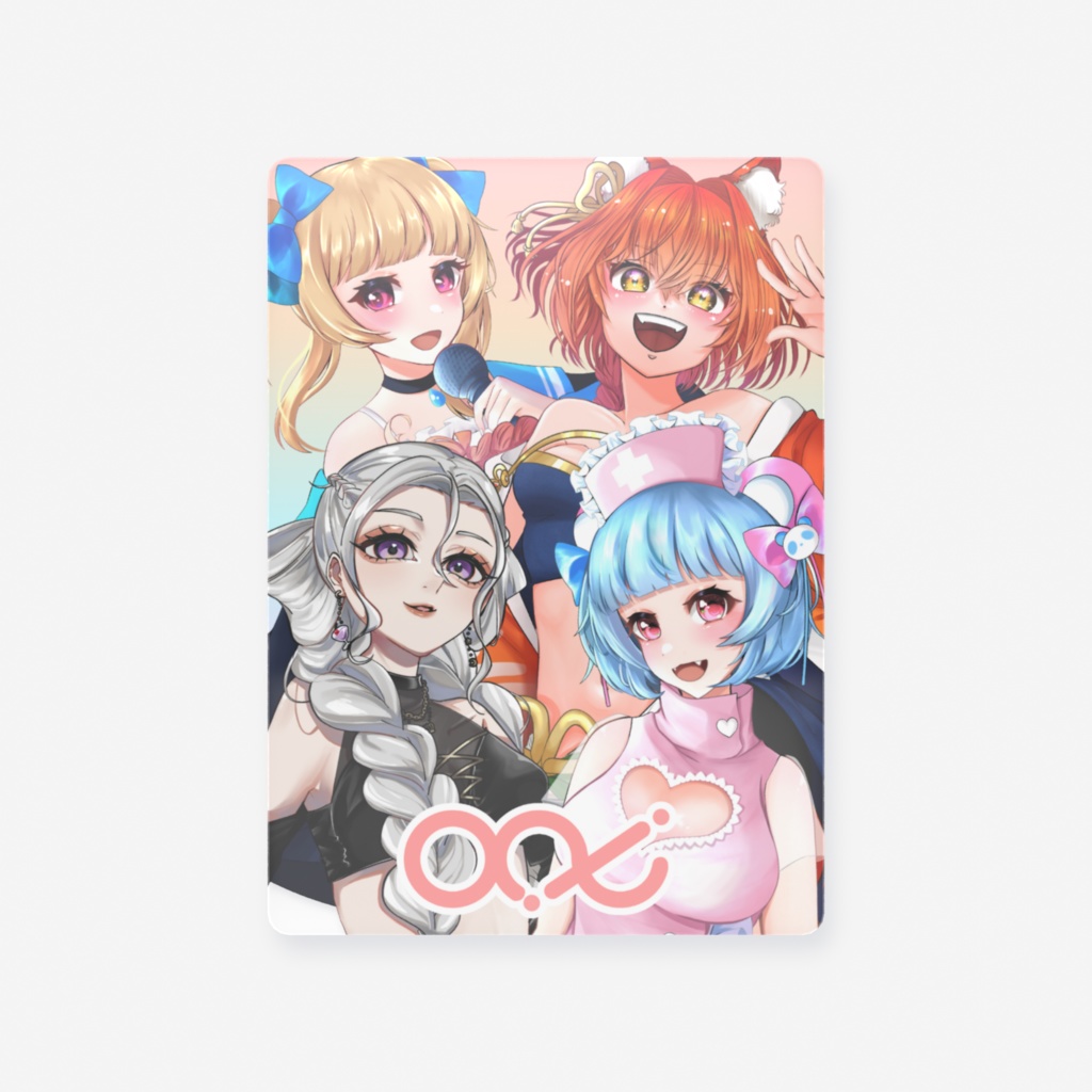 キービジュアルイラストクリアカード【ax.isメンバーall】