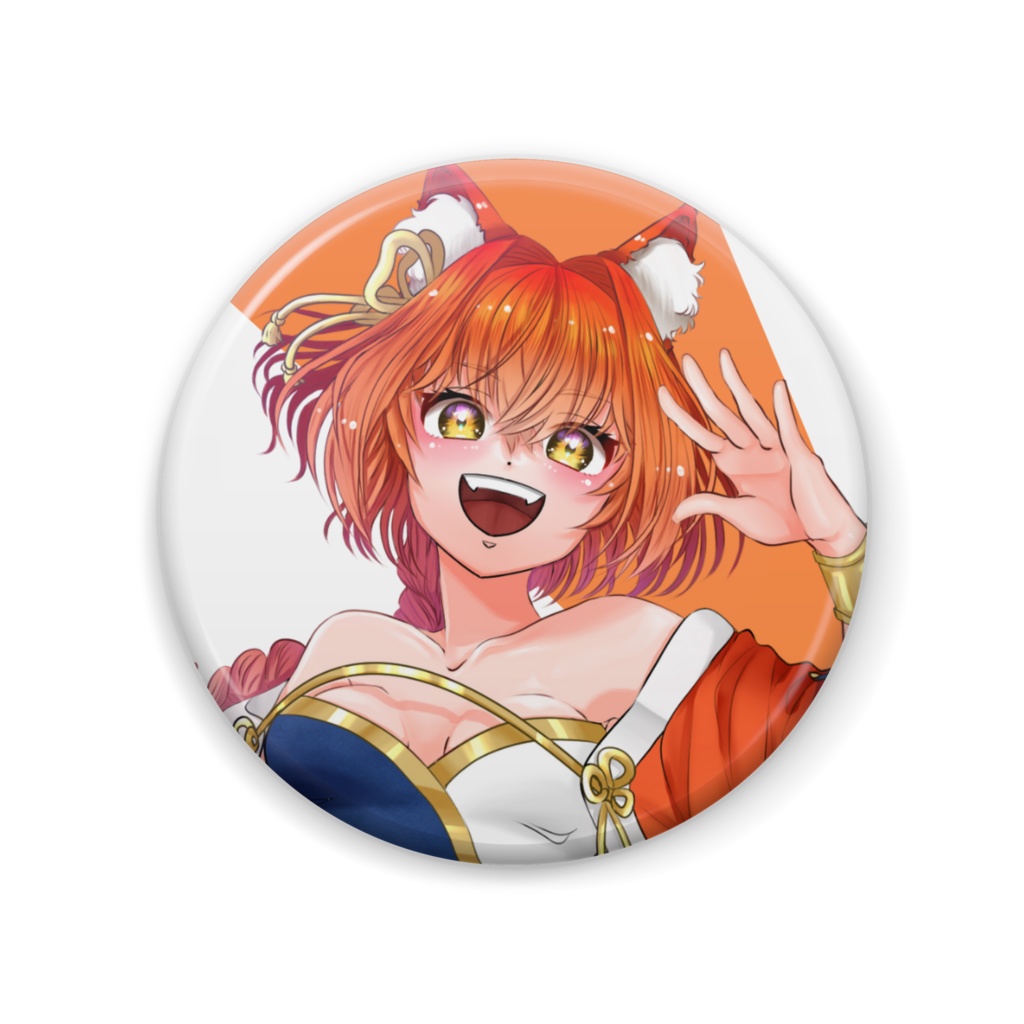 キービジュアルイラスト缶バッチ【金之千夜丸】
