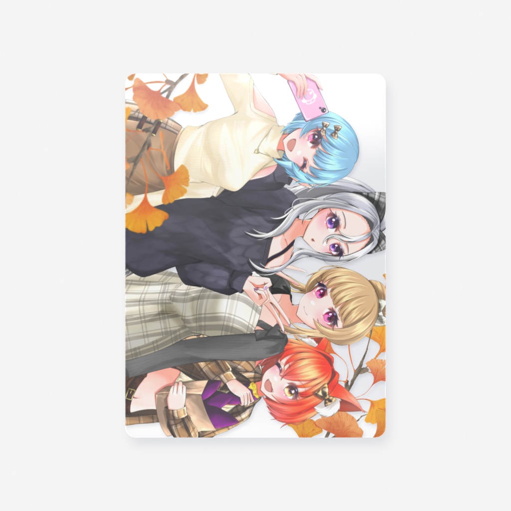 描きおろしイラストクリアカード秋Ver.【ax.isメンバーall】