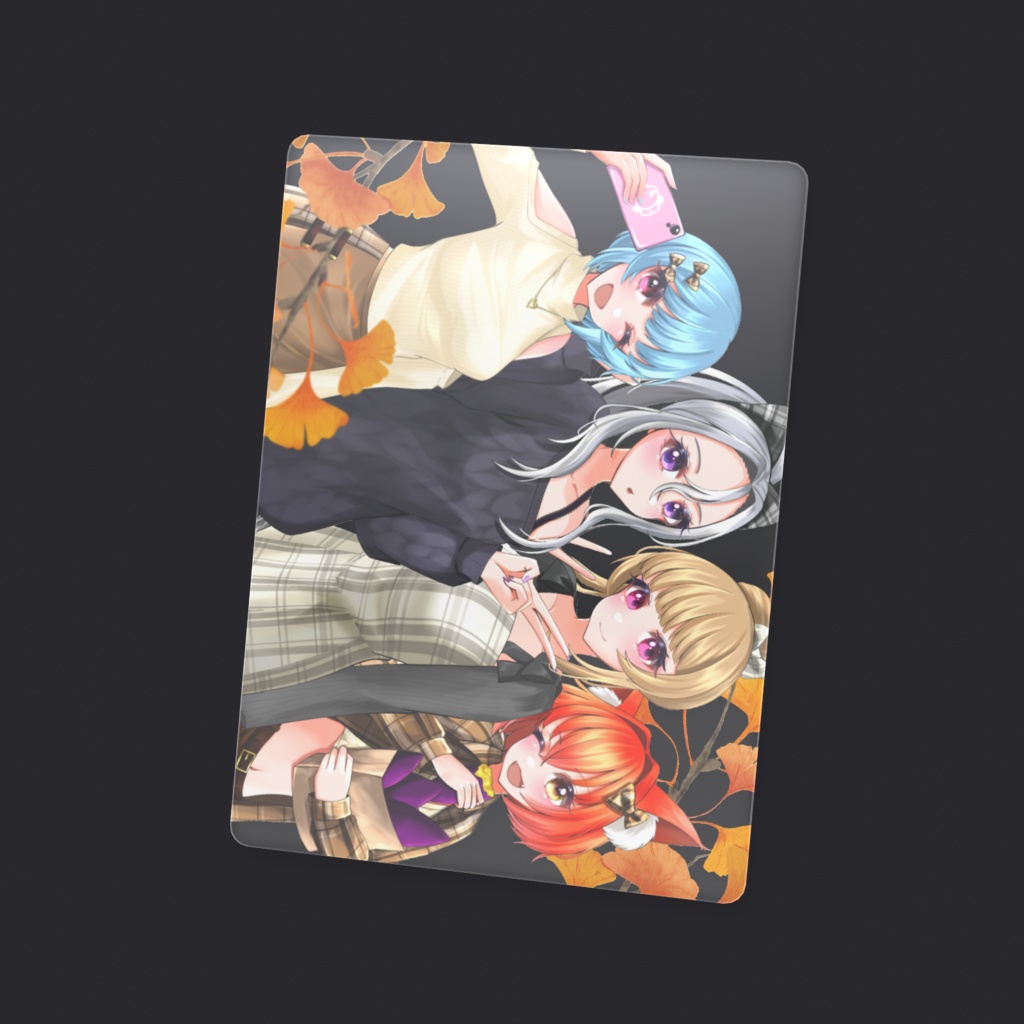 描きおろしイラストクリアカード秋Ver.【ax.isメンバーall】