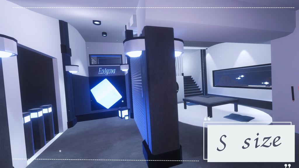 【VRC向けワールド】☽ Enigma ☽「エニグマ」【2size】