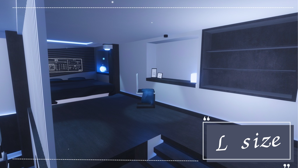 【VRC向けワールド】☽ Enigma ☽「エニグマ」【2size】