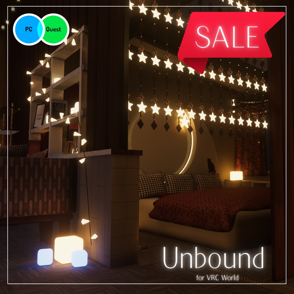 【#Vketセール】➴⡱Unbound➴⡱【VRC向け販売ワールド】