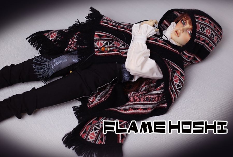 焔星」ジプシー風ケープマント