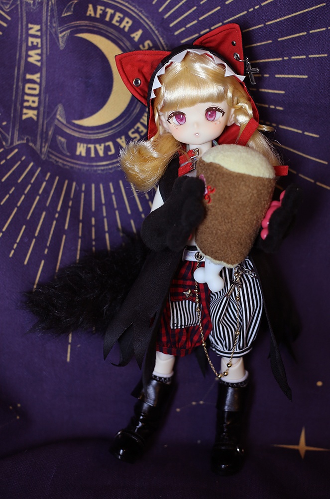 【1/6バージョン,1/6 TINYFOX】赤月人狼