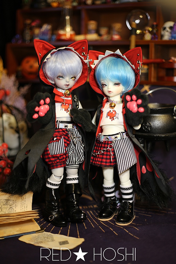 【1/6バージョン,1/6 TINYFOX】赤月人狼