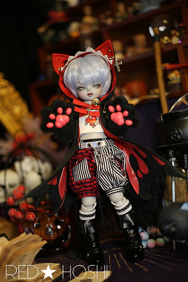 【1/6バージョン,1/6 TINYFOX】赤月人狼