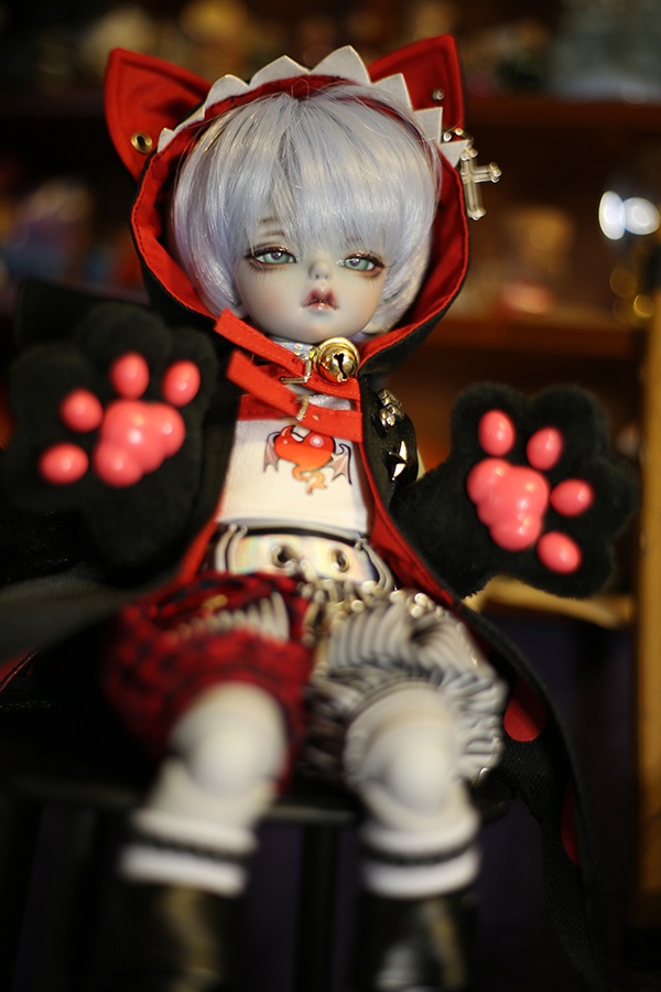 【1/6バージョン,1/6 TINYFOX】赤月人狼