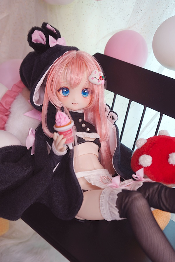 「緋星」[海外の現品]ふわふわ☆うさちゃん と ねこちゃん ver.2