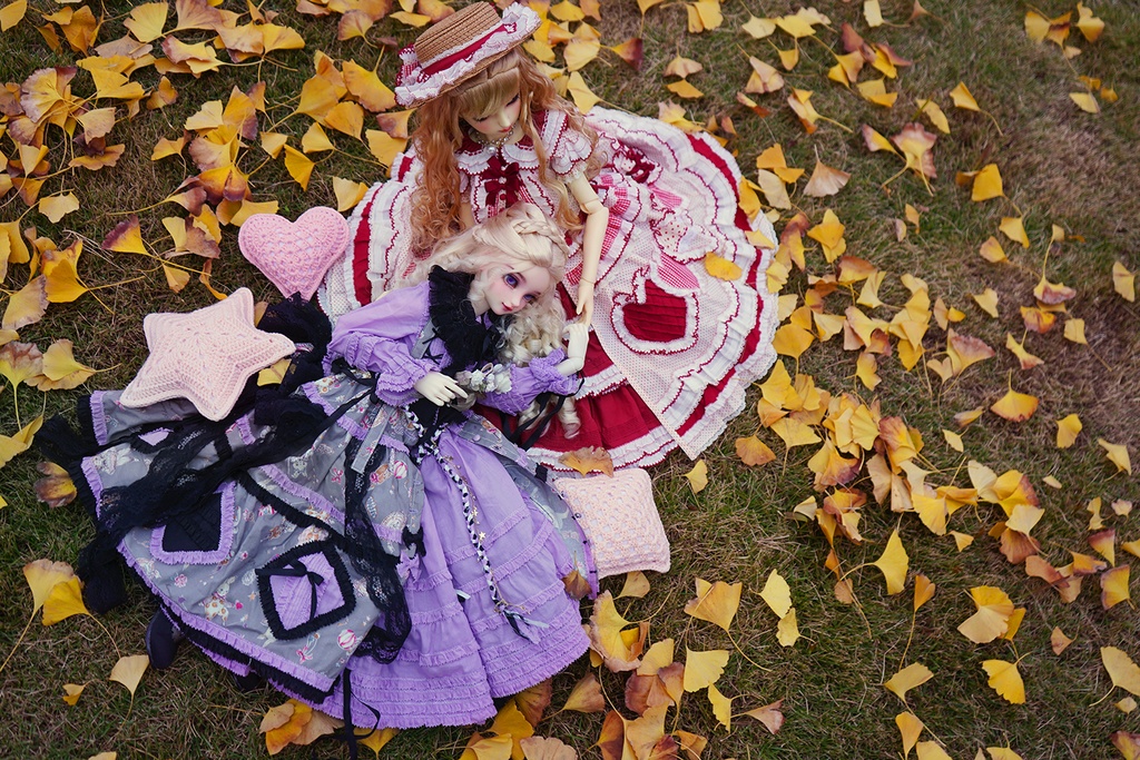 ふわふわ【国内即納】1/3 1/4BJD DD/MDD ドール用 手編みかぎ針編みのクッション