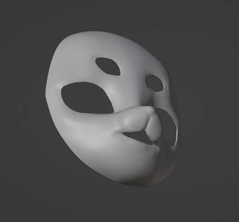 【受注生産】PLA素材着ぐるみマスク素体ガレージキットAタイプ