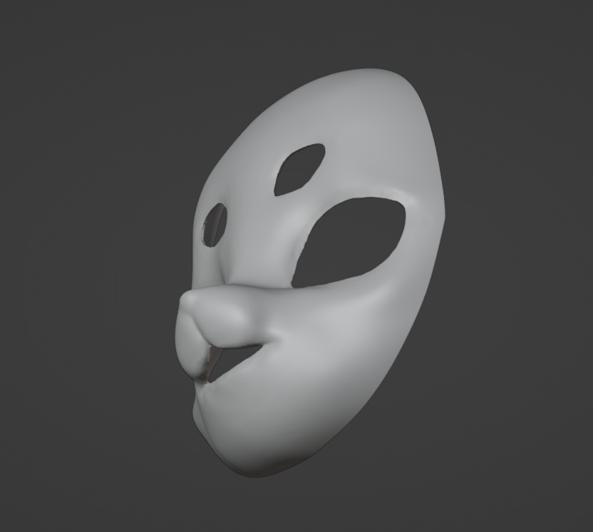 【受注生産】PLA素材着ぐるみマスク素体ガレージキットAタイプ