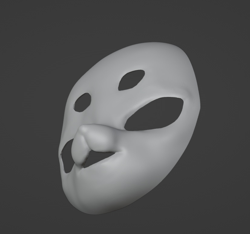 【受注生産】PLA素材着ぐるみマスク素体ガレージキットBタイプ