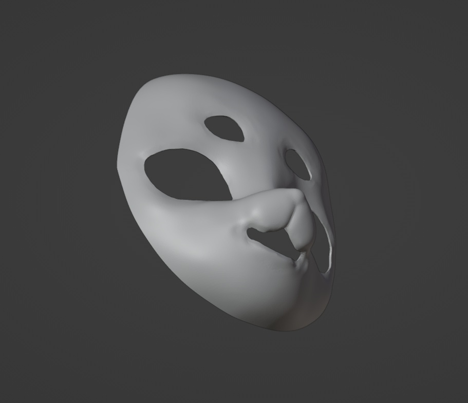 【受注生産】PLA素材着ぐるみマスク素体ガレージキットCタイプ