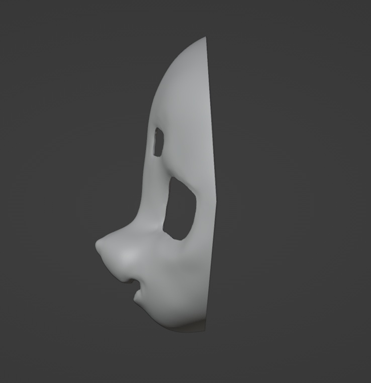 【受注生産】PLA素材着ぐるみマスク素体ガレージキットCタイプ