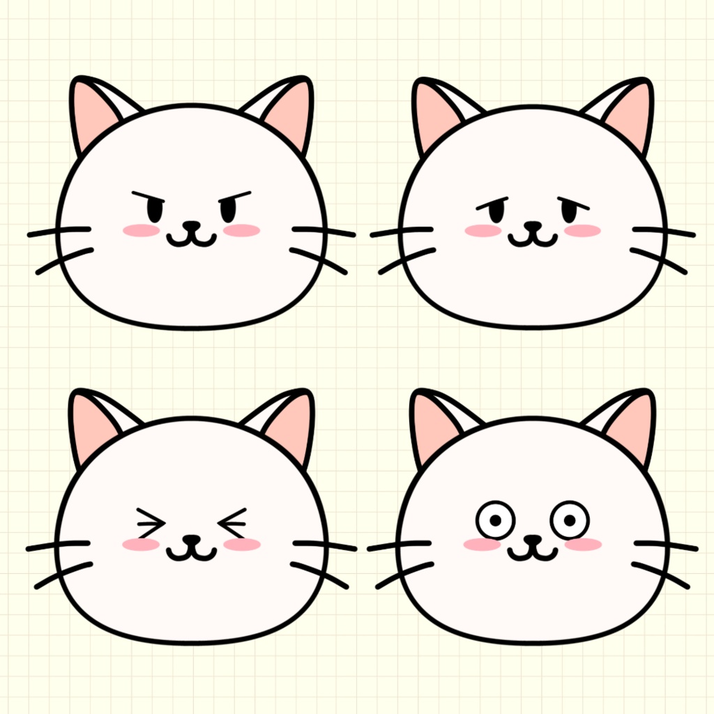 2Dアバター 動物パペットデータ Character Animator