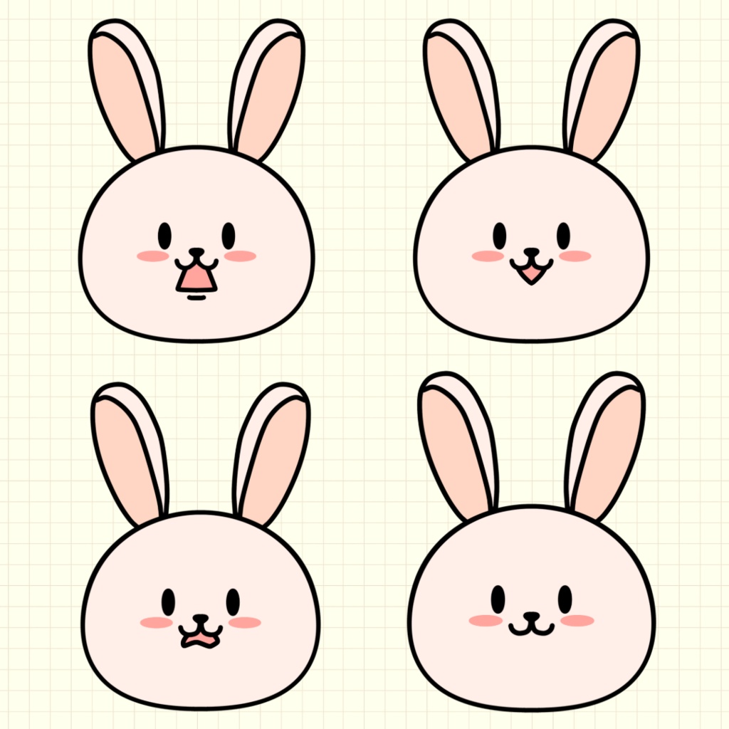 2Dアバター 動物パペットデータ Character Animator