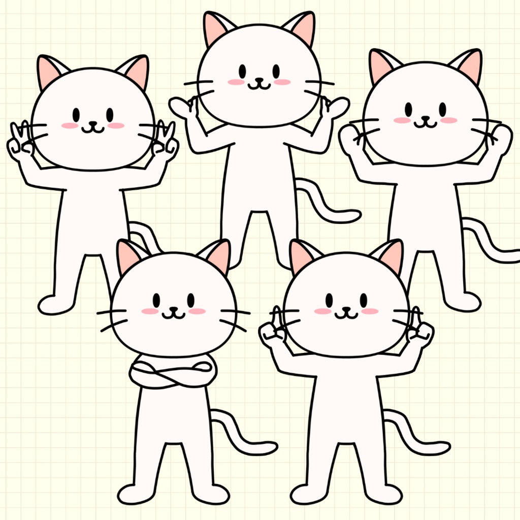 2Dアバター 動物パペットデータ Character Animator