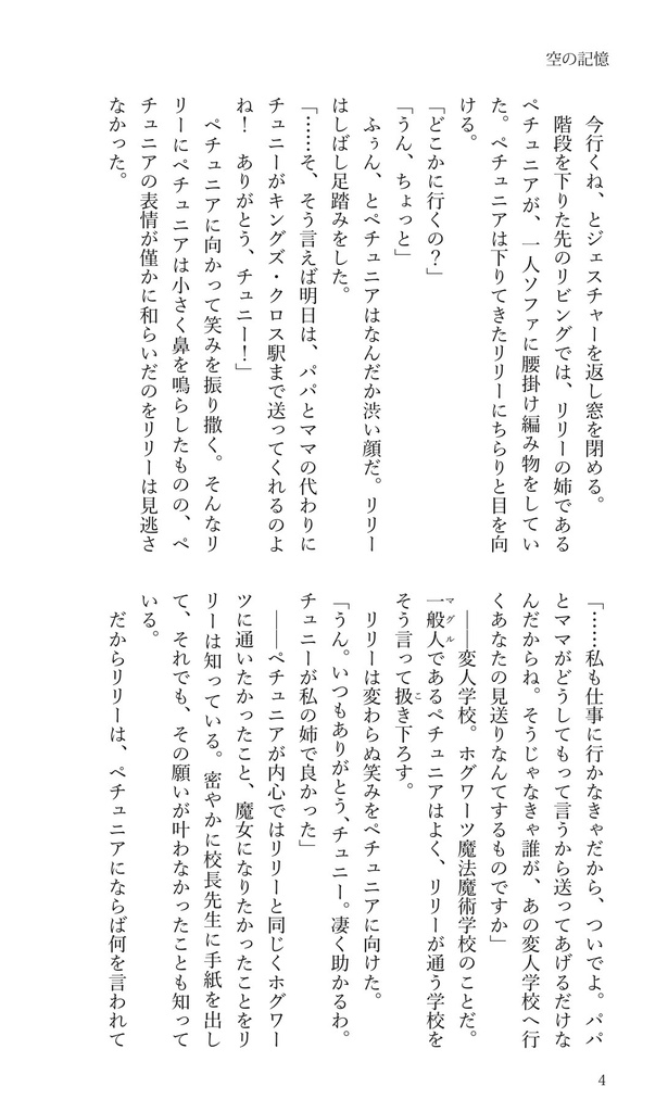 【ハリポタ夢本】空の記憶炎のゴブレット編