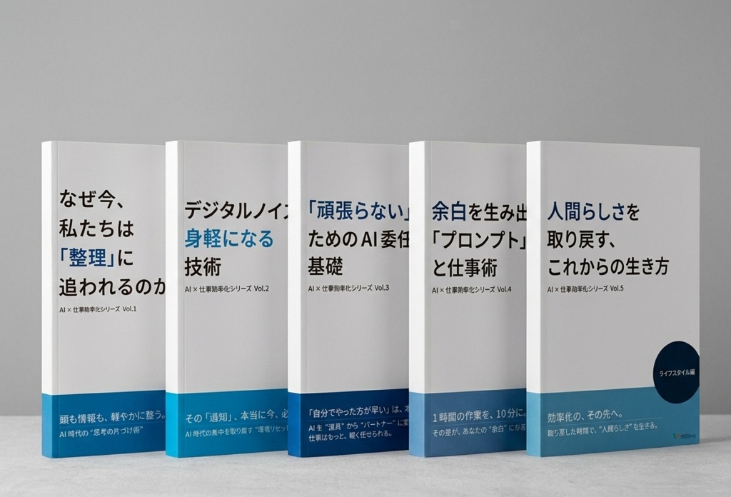 【全5巻セット】 AI×仕事効率化シリーズ COMPLETE EDITION(PDF)