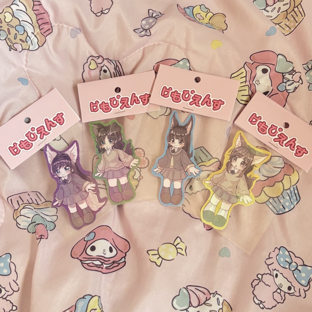 アマガミ けもぴえんす ステッカー 4枚セット