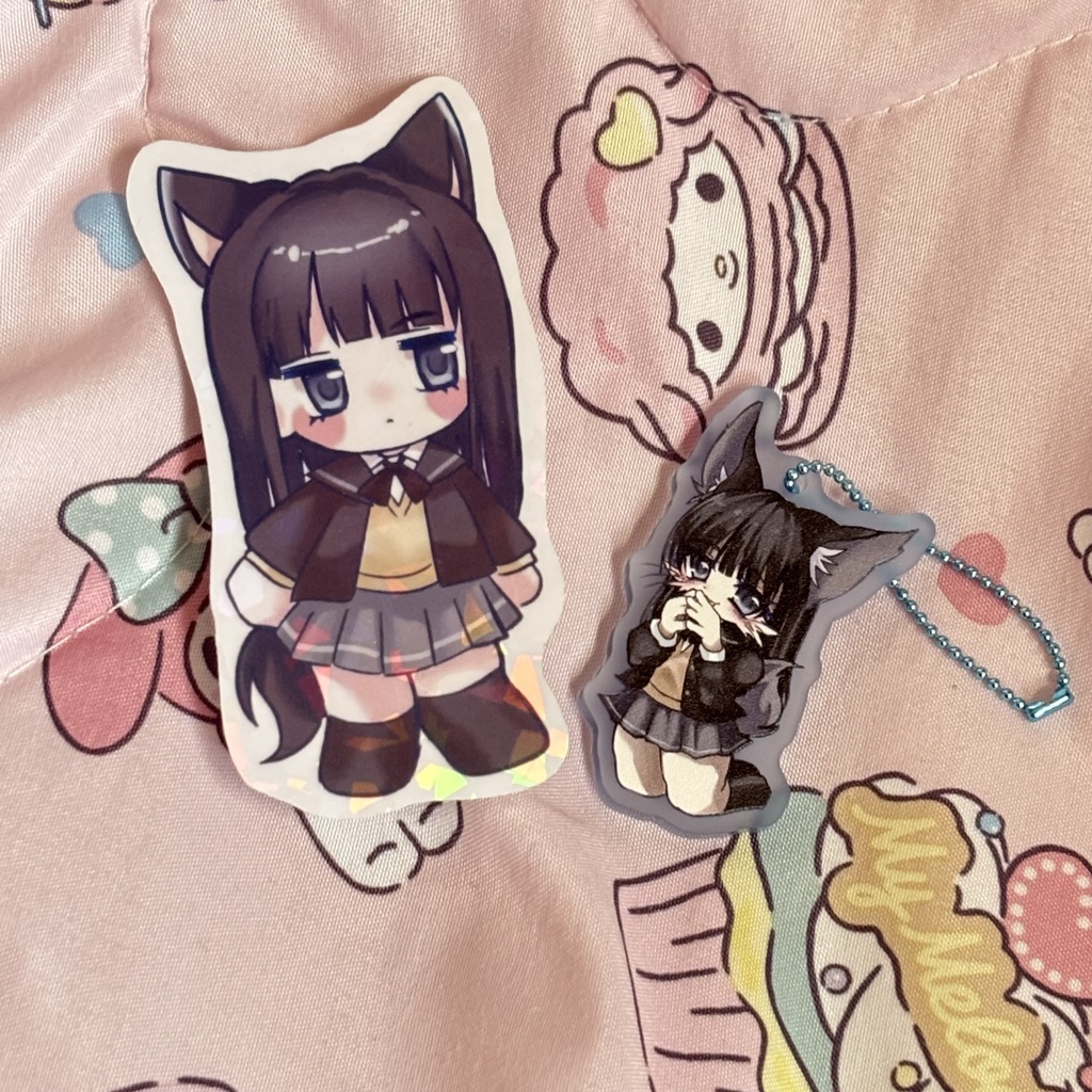 けもぴえんす つかさちゃんアクキー・ステッカーセット