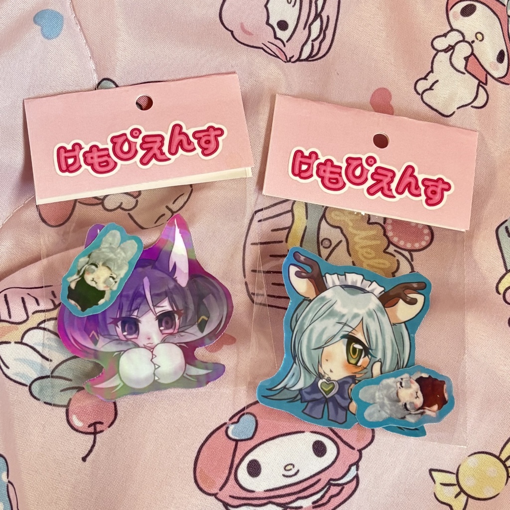 【OC】オーロラけもぴえんすてっかー るるとれれら