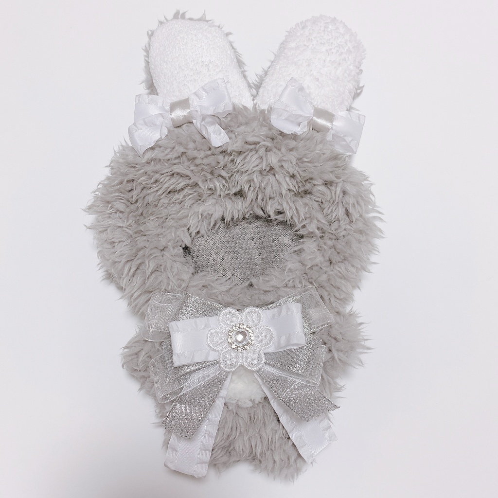 グレーのうさぎさん