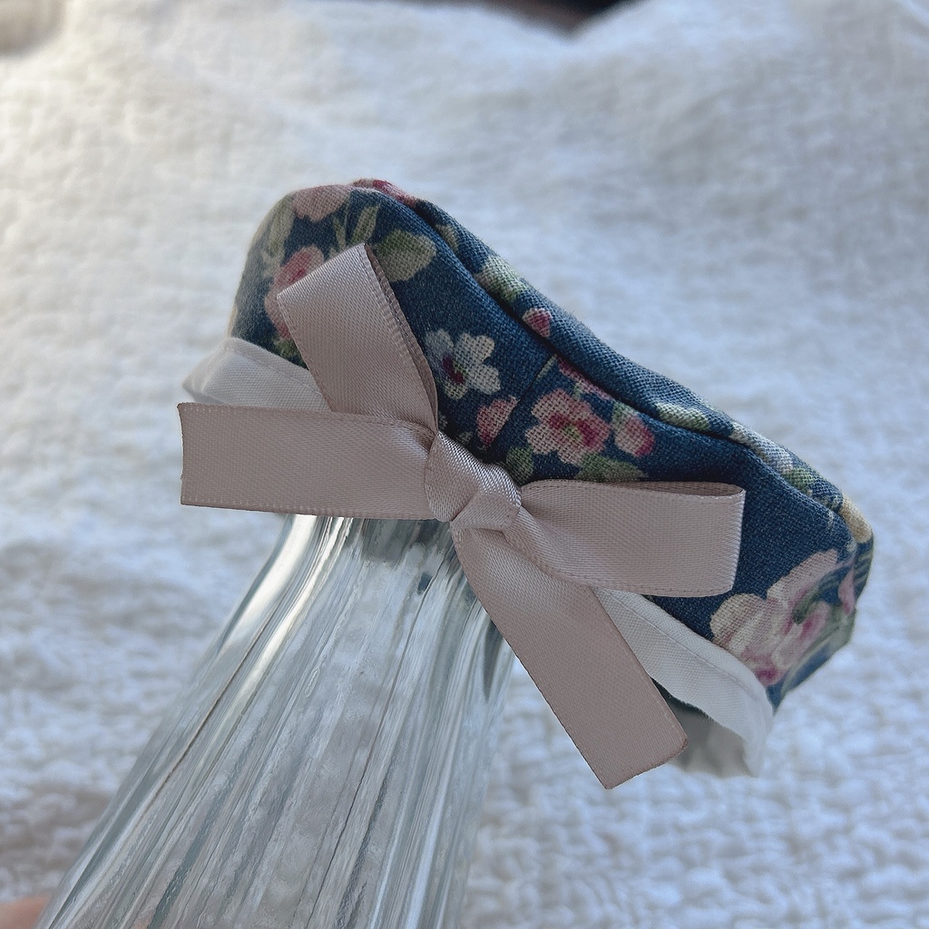 アンティークなベレー帽とサロペットのセットS2