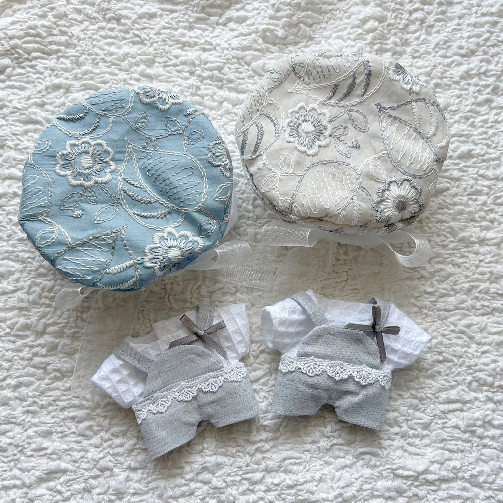 レースなベレー帽セット