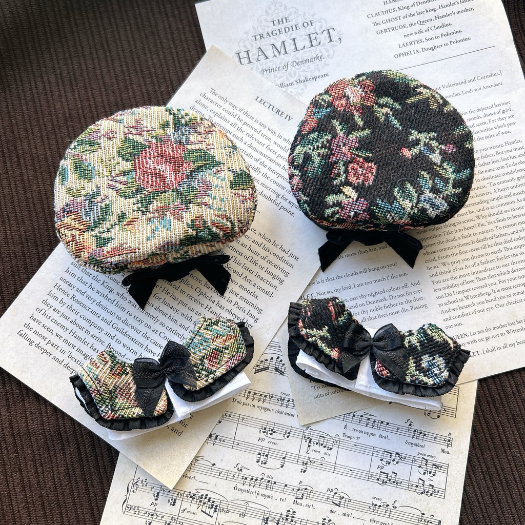 花咲くアンティークゴブラン