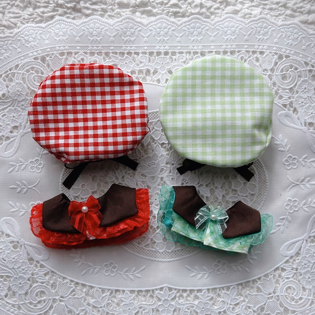 にじぱぺサイズ/ギンガムチェックチョコレート🍫