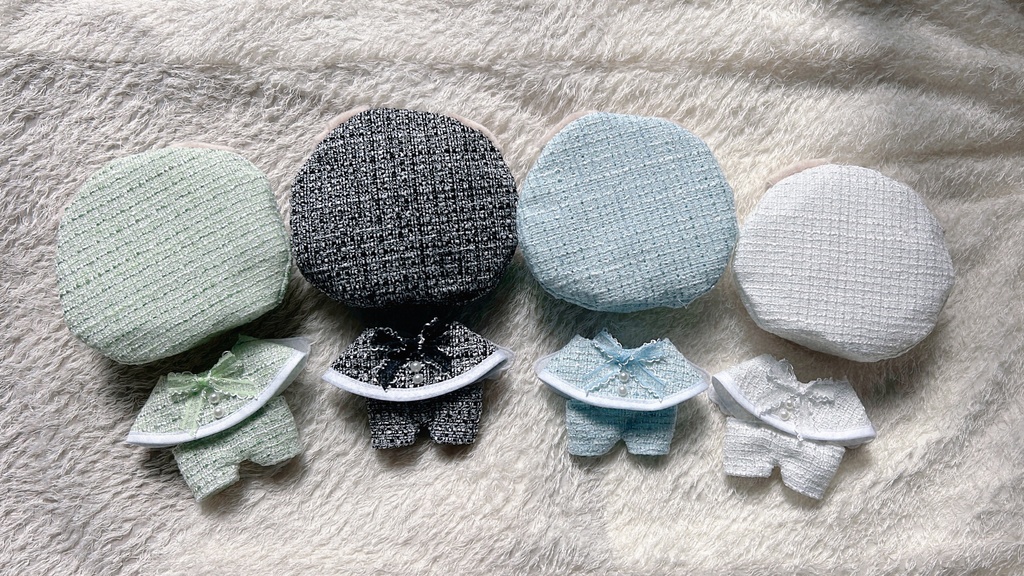 (16cmサイズ)ツイードのわんわんケープセット