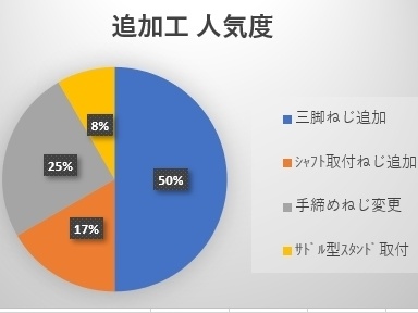 各種追加工 (本体と同時購入のみ)