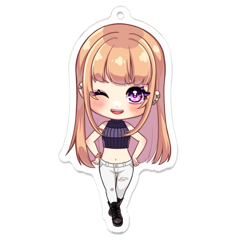 デフォルメアクリルキーホルダー