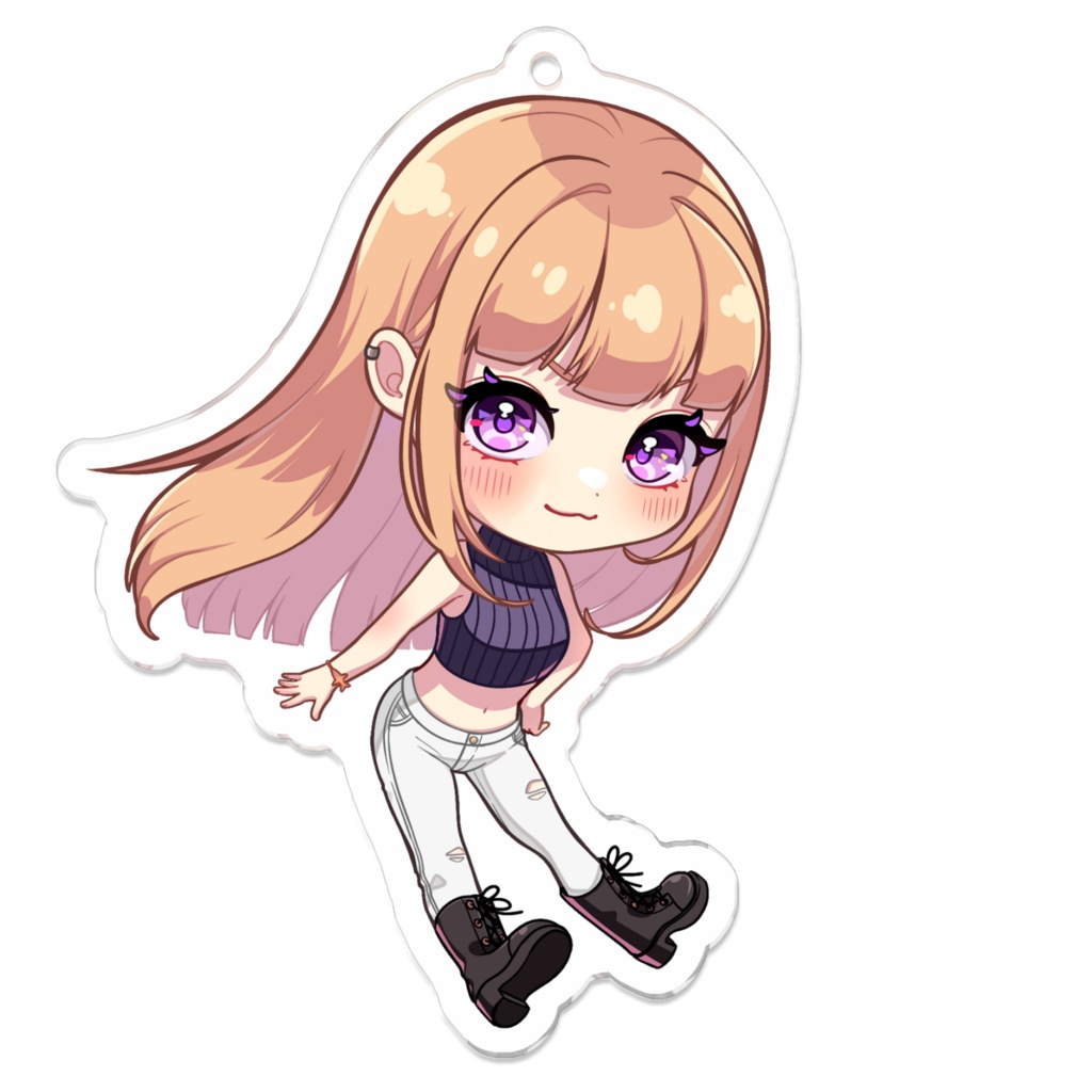 デフォルメアクリルキーホルダー