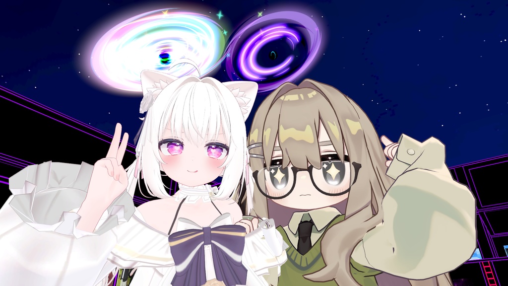 特異点パーティクルヘイロー / 投げれるヘイロー【VRChat想定/MA対応】