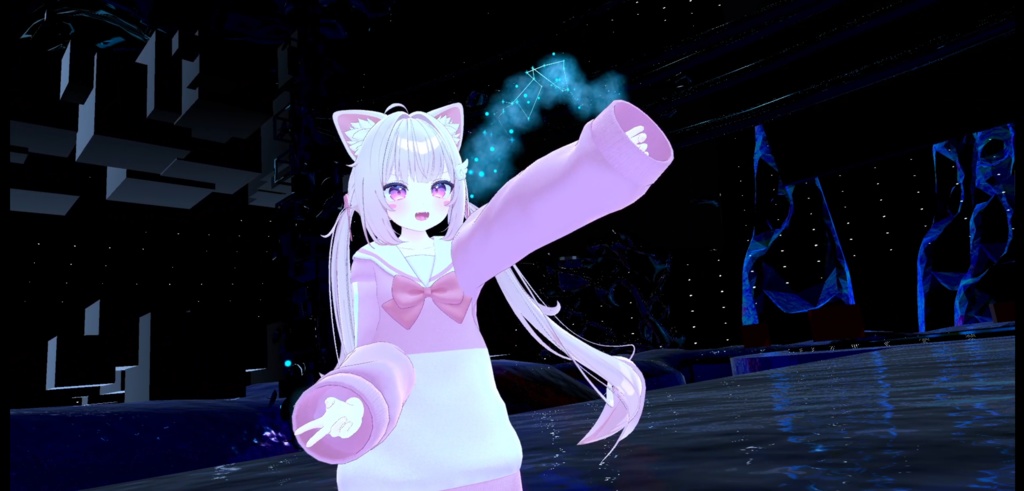 ハンドトレイルパーティクル【VRChat想定/MA対応/MMD対応】