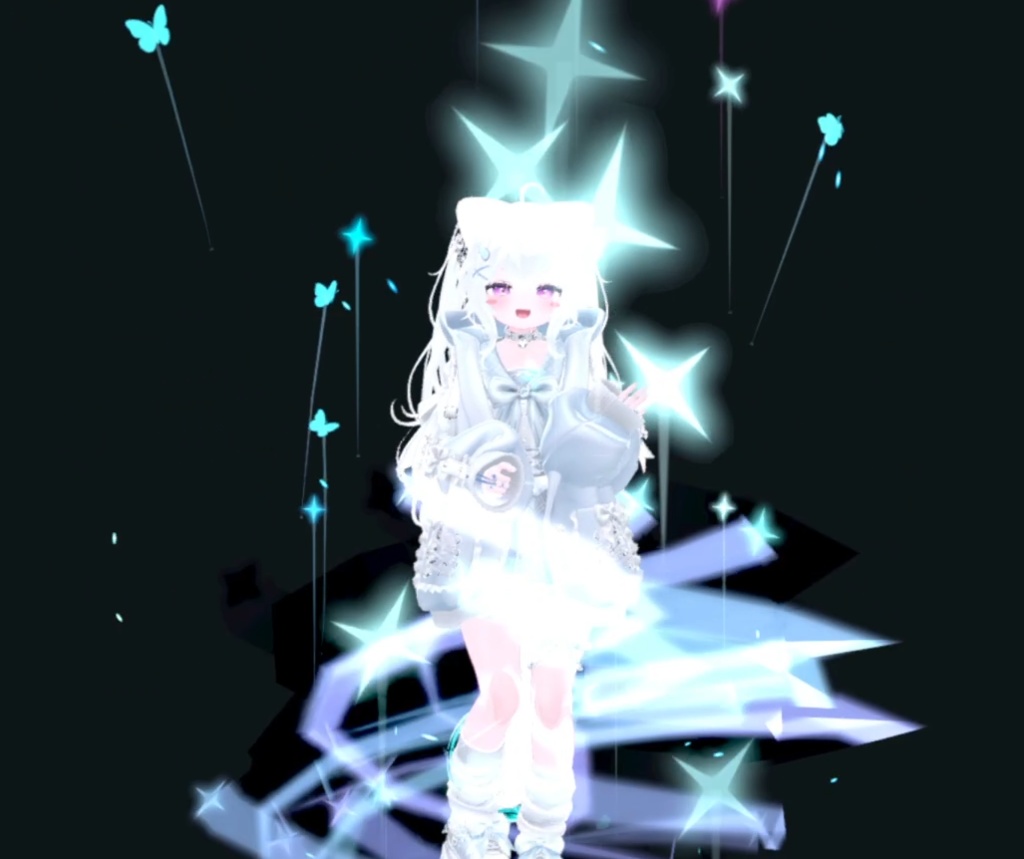 ログアウトパーティクル5種【VRChat想定/MA対応/全アバター対応】