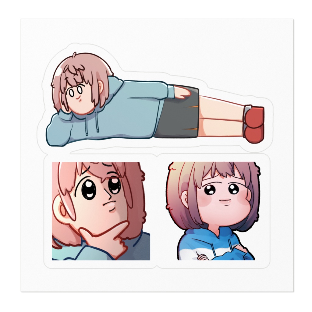 まがろ詰め - ステッカー