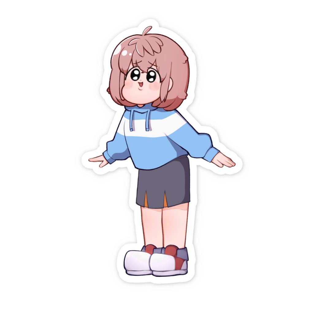 ニヤリまがろ - スマホステッカー