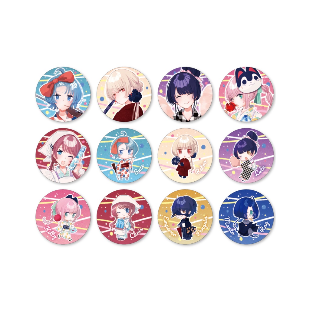【アクアリウムは踊らない展】トレーディング缶バッジ(全12種・ランダム)【2025年10月末発送予定】