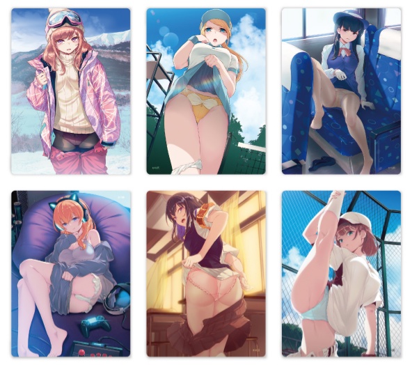 【嫌パン10周年記念展】ランダムクリアカードB(全6種)【2025年11月発送予定】