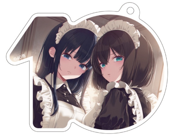 【嫌パン10周年記念展】10周年キーホルダー【2025年11月発送予定】