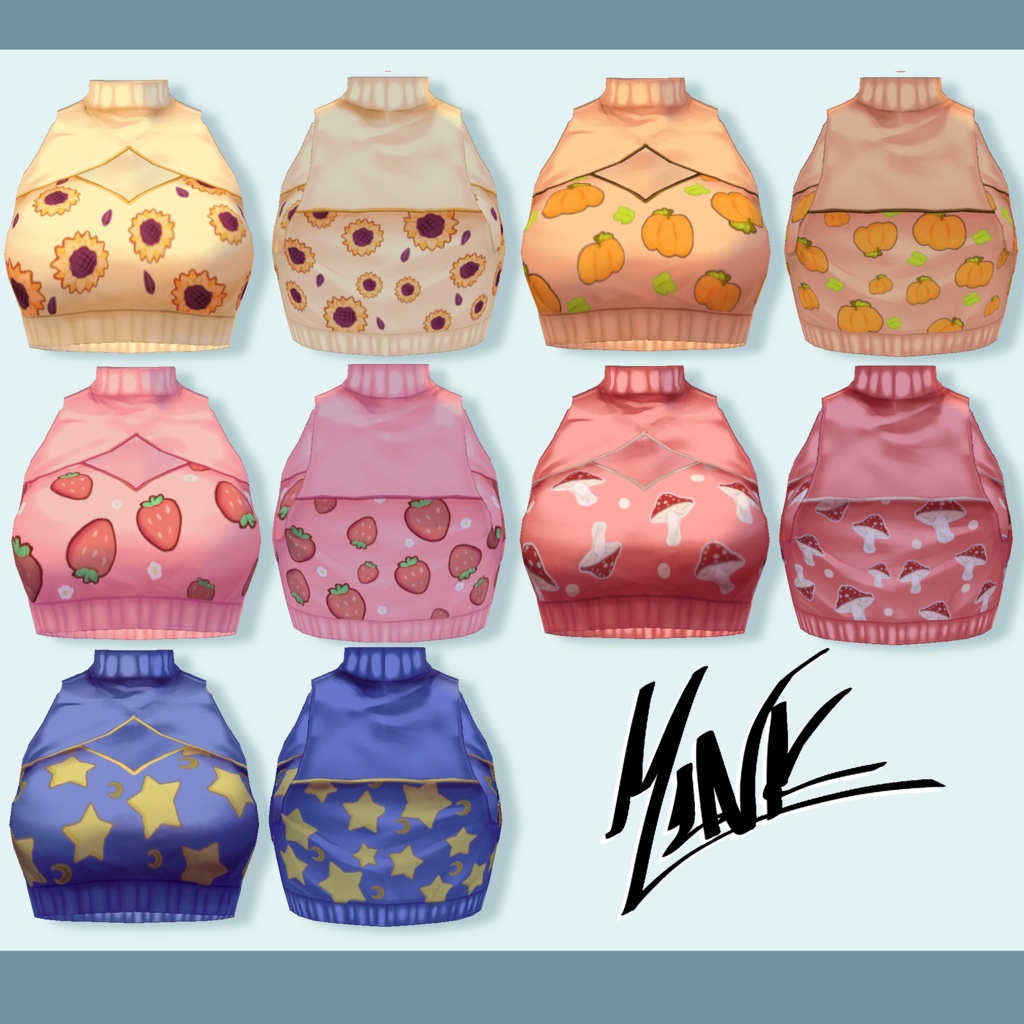 ★【VRoid】Cute Croptops★